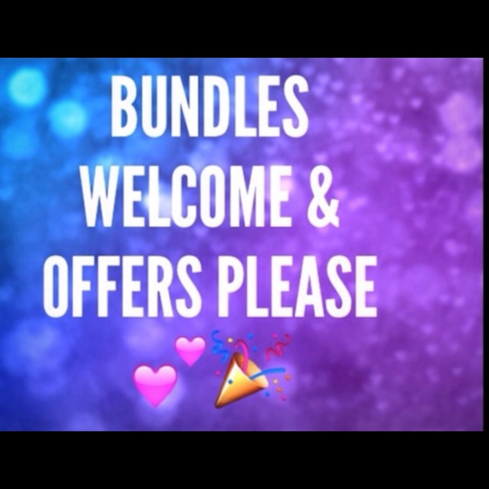 Make an offer! I’m very negotiable on all items!